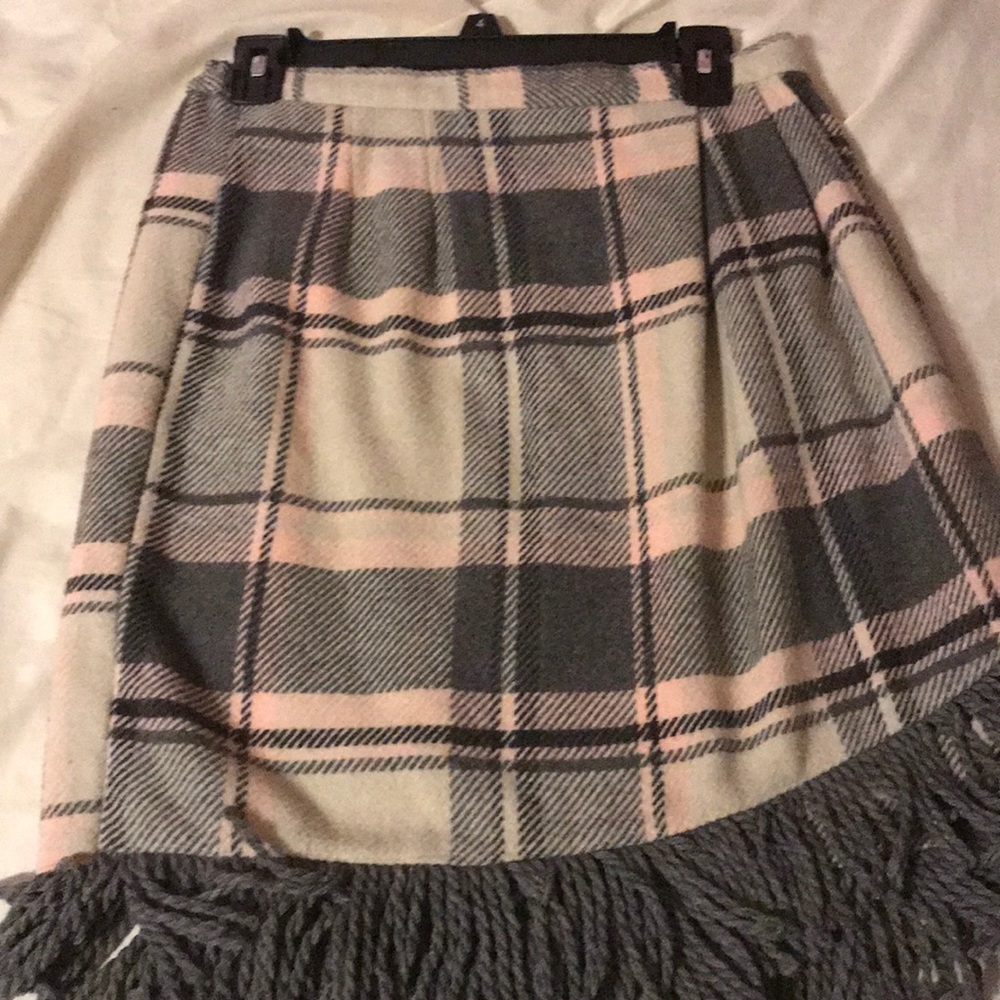Plaid Pink Skirt